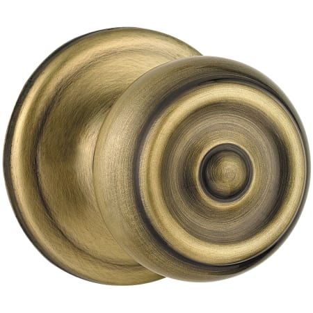 A large image of the Kwikset 740PE-S Antique Brass