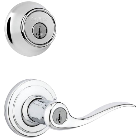 A large image of the Kwikset 740TNL-660-S Polished Chrome