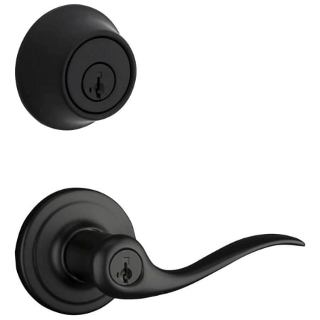 A large image of the Kwikset 740TNL-660-S Matte Black