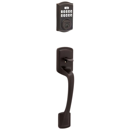A large image of the Kwikset 814PGH-9260TRL-S Venetian Bronze