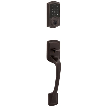 A large image of the Kwikset 814PGH-9270TRL-S Venetian Bronze