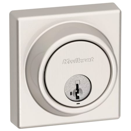 A large image of the Kwikset 816SQT Satin Nickel