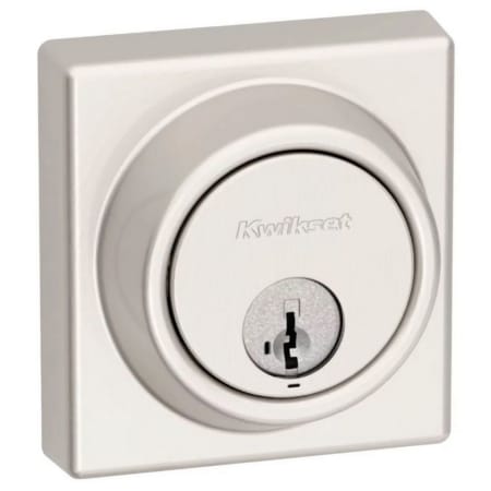 A large image of the Kwikset 817SQT-S Satin Nickel