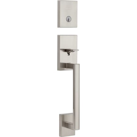 A large image of the Kwikset 818SCELIP-S Satin Nickel