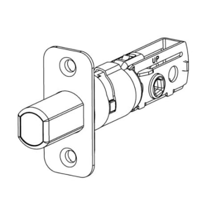 A large image of the Kwikset 83347 Matte Black