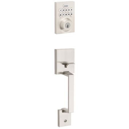 A large image of the Kwikset 898AMD-620CNTZW700-S Satin Nickel