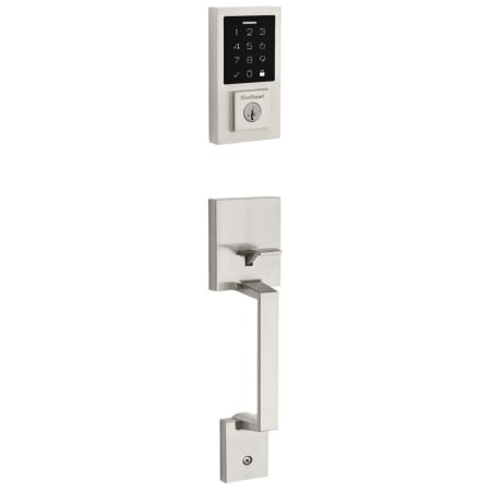 A large image of the Kwikset 898AMD-9270CNT-S Satin Nickel
