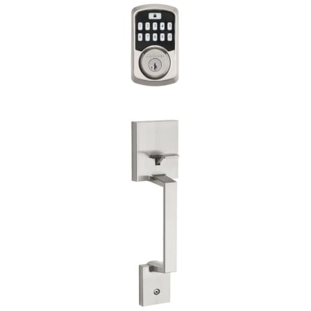 A large image of the Kwikset 898AMD-942BLE-S Satin Nickel