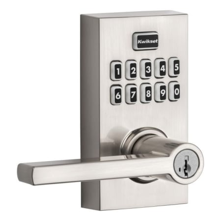 A large image of the Kwikset 917HNL-S Satin Nickel