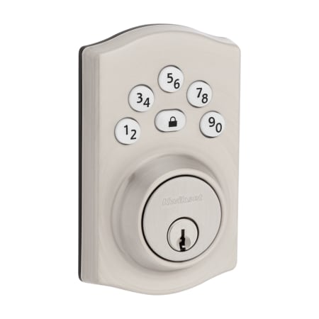 A large image of the Kwikset 9240TRL Satin Nickel