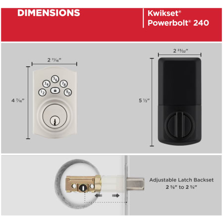A large image of the Kwikset 9240TRL Alternate Image