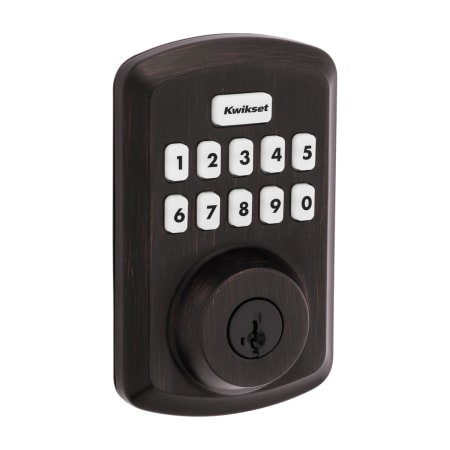 A large image of the Kwikset 9250TRS-S Venetian Bronze