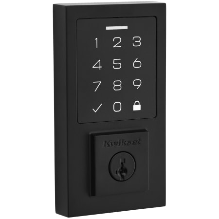 A large image of the Kwikset 9270CNT-S Matte Black