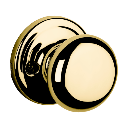A large image of the Kwikset 968H Polished Brass