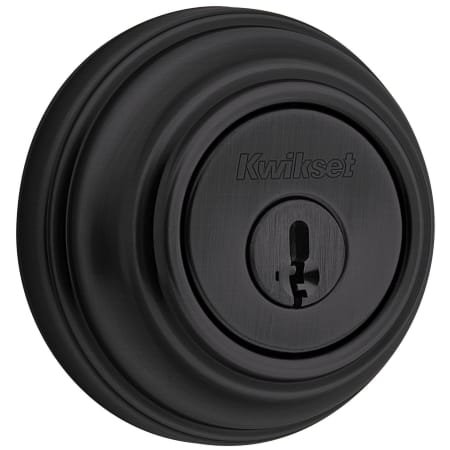 A large image of the Kwikset 980-S.STRKP Matte Black