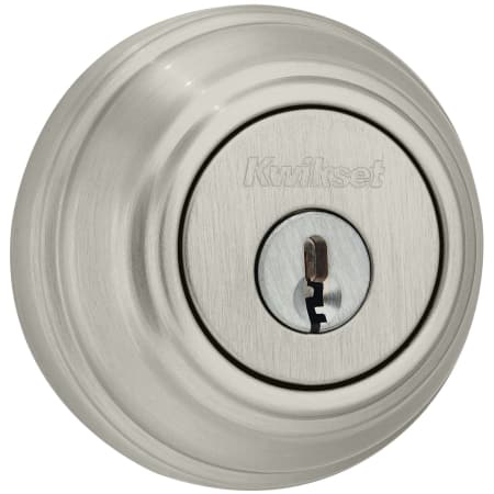 A large image of the Kwikset 980S Satin Nickel