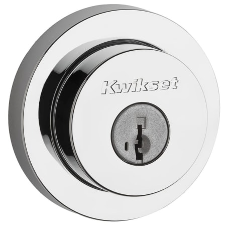 A large image of the Kwikset 982RDT Bright Chrome