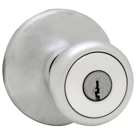 A large image of the Kwikset CP400M Satin Chrome
