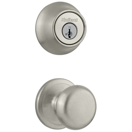 A large image of the Kwikset CP720J-660-S Satin Nickel