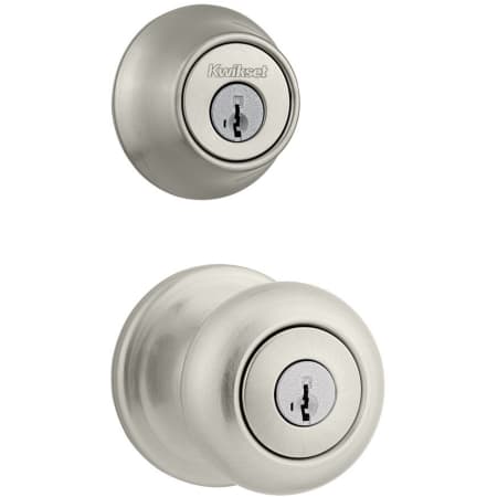 A large image of the Kwikset CP740J-660-S Satin Nickel