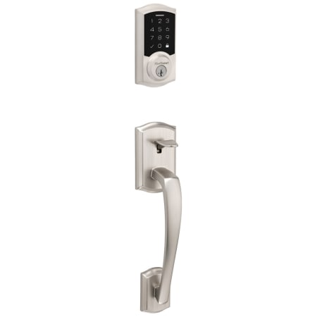 A large image of the Kwikset CP815PTHXTNL-9270TRL-S Satin Nickel