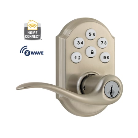 A large image of the Kwikset 912TNL-ZW Satin Nickel