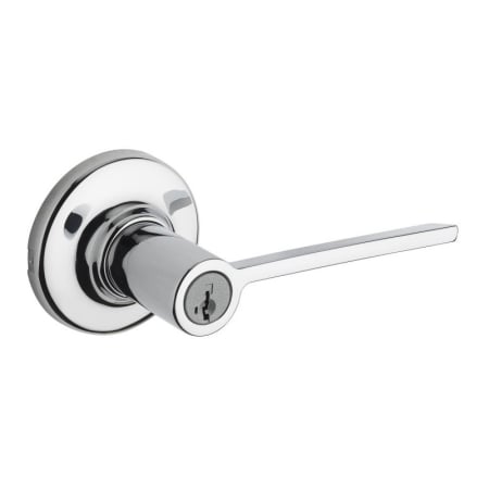 A large image of the Kwikset 405LRL-S Polished Chrome