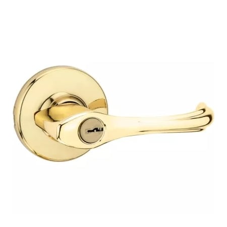 A large image of the Kwikset 405DNL Polished Brass