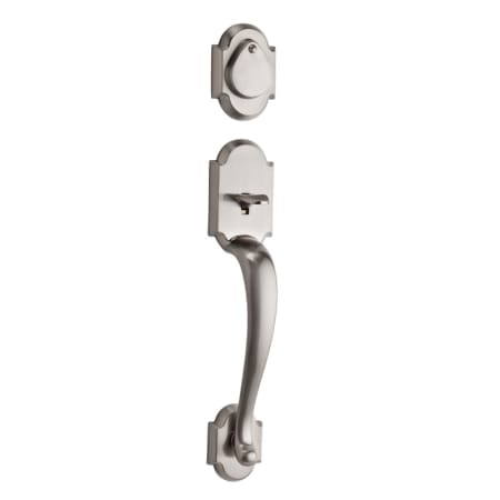 A large image of the Kwikset 801AUHLIP-S Satin Nickel