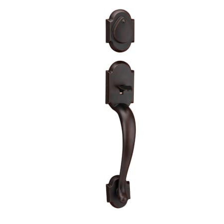 A large image of the Kwikset 802AUHLIP Venetian Bronze