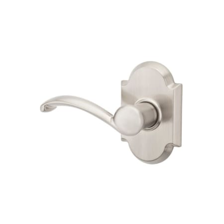 A large image of the Kwikset 968AULRH Satin Nickel