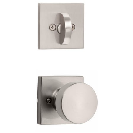 A large image of the Kwikset 968PSKSQT Satin Nickel