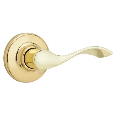 A large image of the Kwikset 300BL Polished Brass