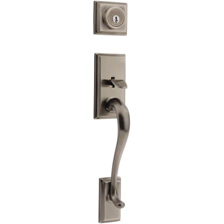 A large image of the Kwikset 801HE-LIP-S Antique Nickel