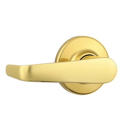 A large image of the Kwikset 488KNL Polished Brass