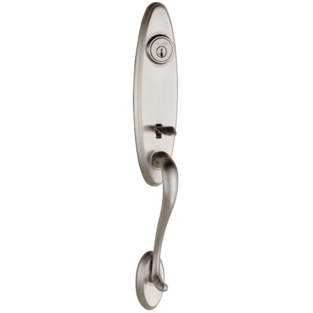 A large image of the Kwikset 801WN-LIP-S Satin Nickel