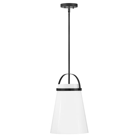A large image of the Lark 83053 Pendant with Canopy - BK