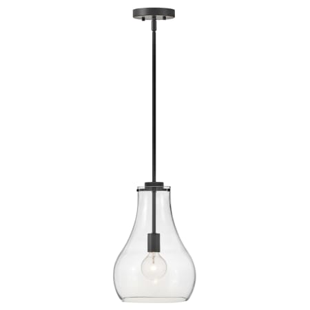 A large image of the Lark 83117 Pendant with Canopy - BK