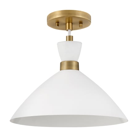 A large image of the Lark 83257 Semi-flush MW-HB