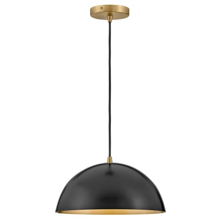 A large image of the Lark 83307 Pendant with Canopy - BK