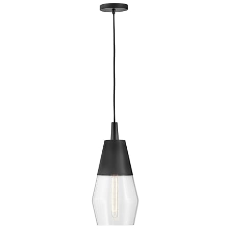 A large image of the Lark 83397 Pendant with Canopy - BK