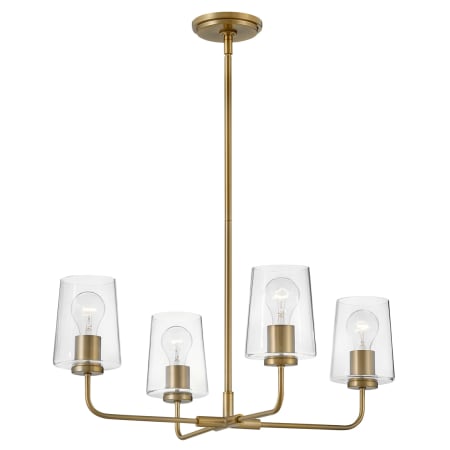 A large image of the Lark 83454 Chandelier with Canopy - LCB
