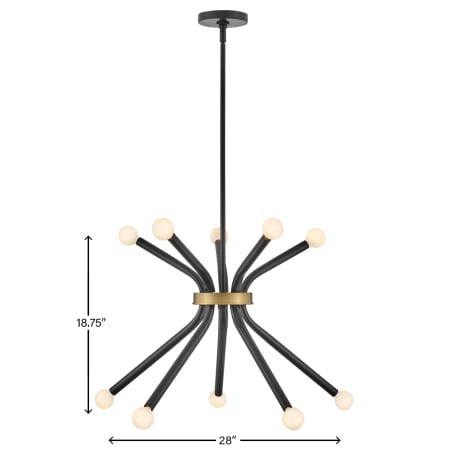 A large image of the Lark 83855 Dimensions