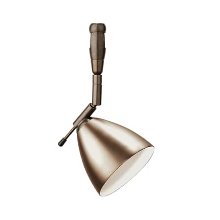 A large image of the LBL Lighting Orbit Swivel I LED Monorail Bronze with 1 Inch Stem