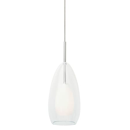 A large image of the LBL Lighting Tear-SI Coax Clear Monopoint Polished Chrome