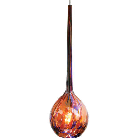 A large image of the LBL Lighting Madeleine Purple Fusion Jack Bronze