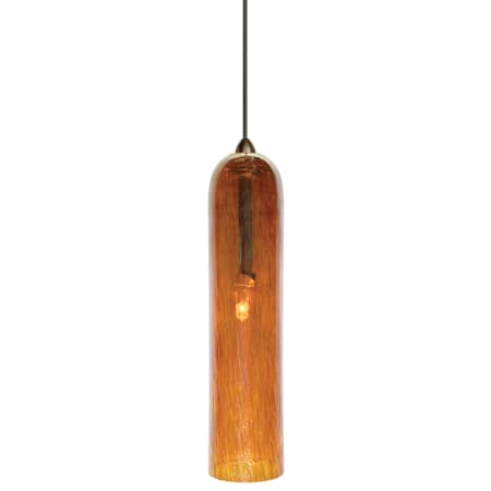 A large image of the LBL Lighting Stogie II Amber Monopoint Bronze