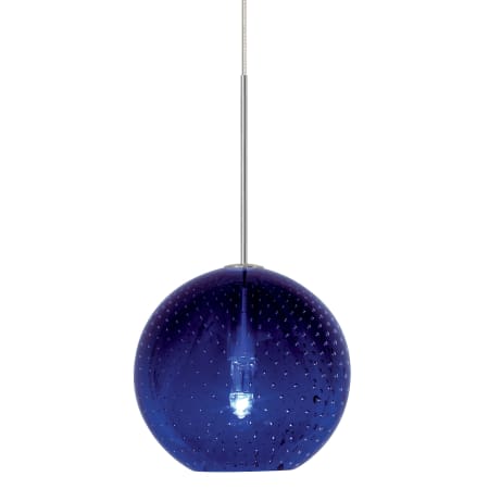 A large image of the LBL Lighting Bulle Blue Monopoint Bronze