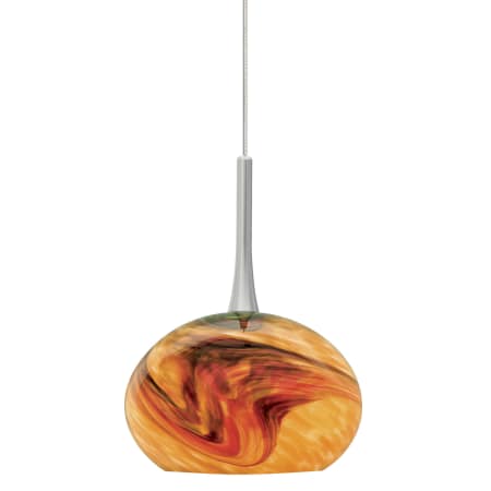 A large image of the LBL Lighting Neptune I Amber 50W Monopoint Bronze