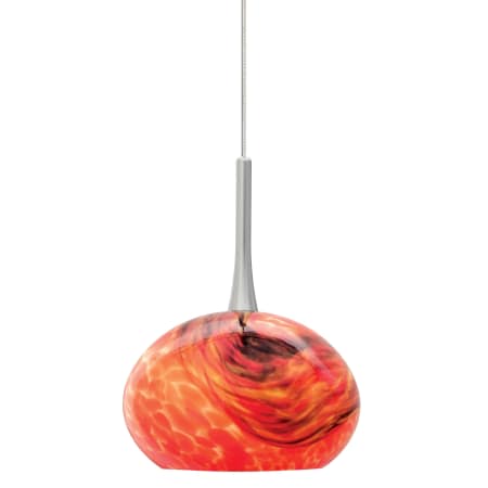 A large image of the LBL Lighting Neptune I Red Fusion Jack Bronze